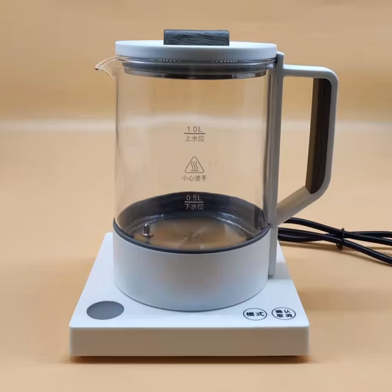 Bollitore in vetro digitale intelligente elettronico di dimensioni mini da 1,0 l